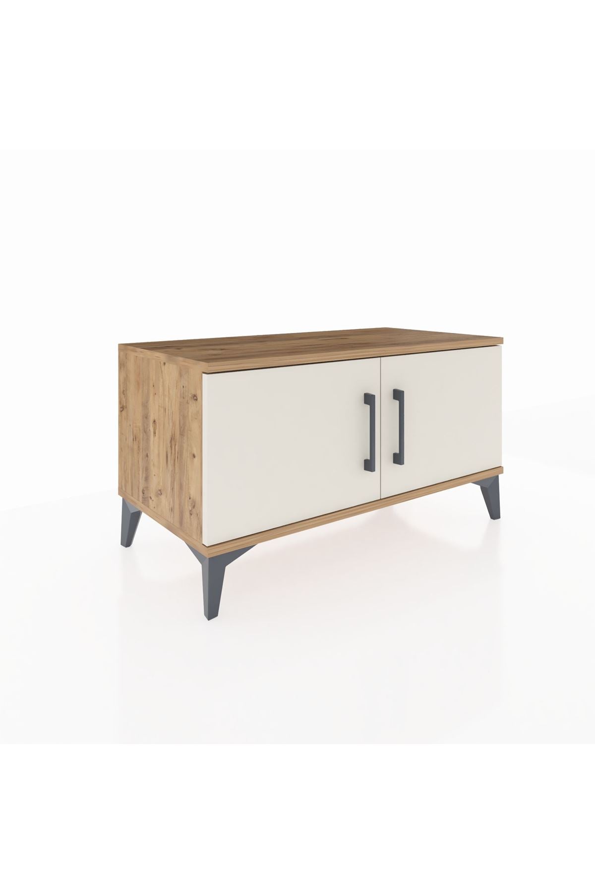 Hyperion Şifonyer Tek Raflı 2 Kapaklı 88x44x48 Çam-Aytaşı