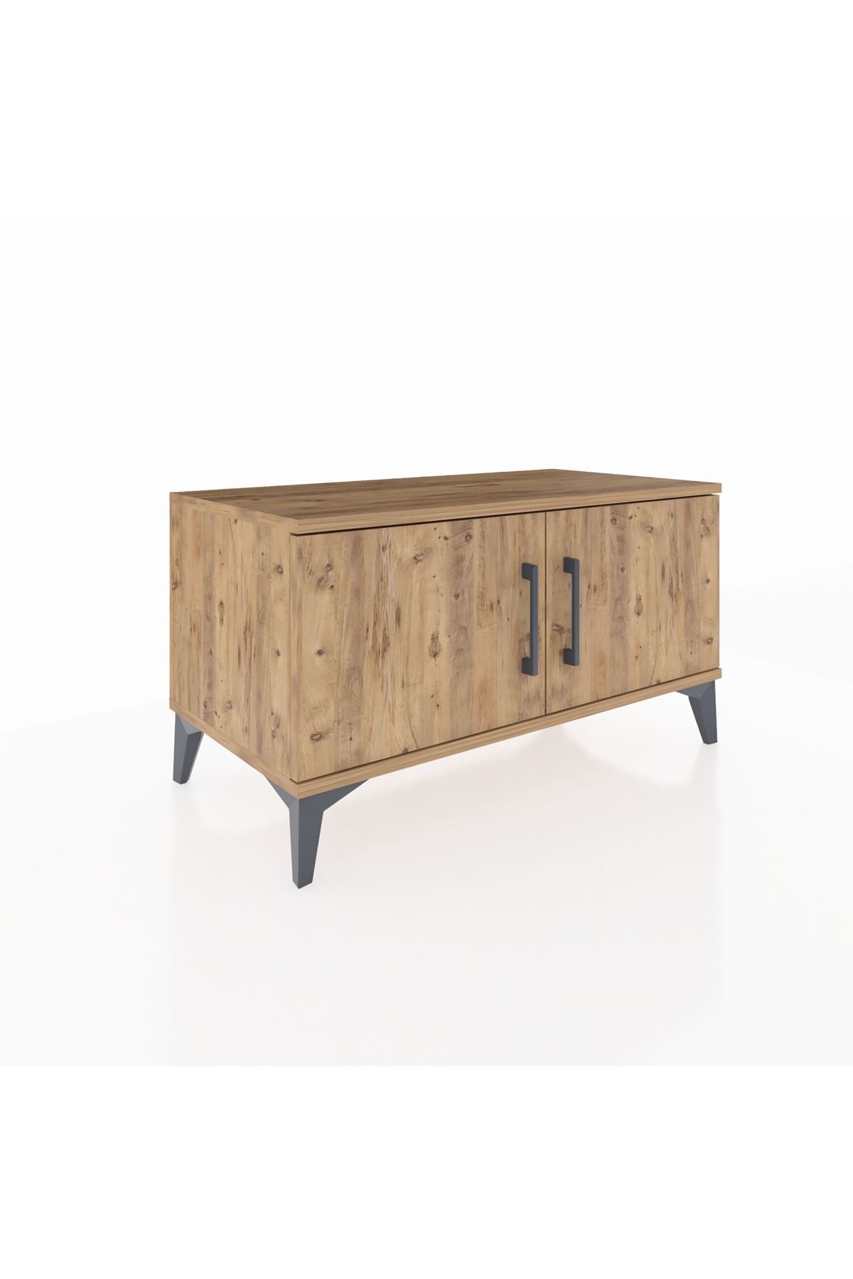 Hyperion Şifonyer Tek Raflı 2 Kapaklı 88x44x48 Çam-Çam