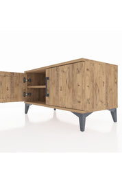 Hyperion Şifonyer Tek Raflı 2 Kapaklı 88x44x48 Çam-Çam