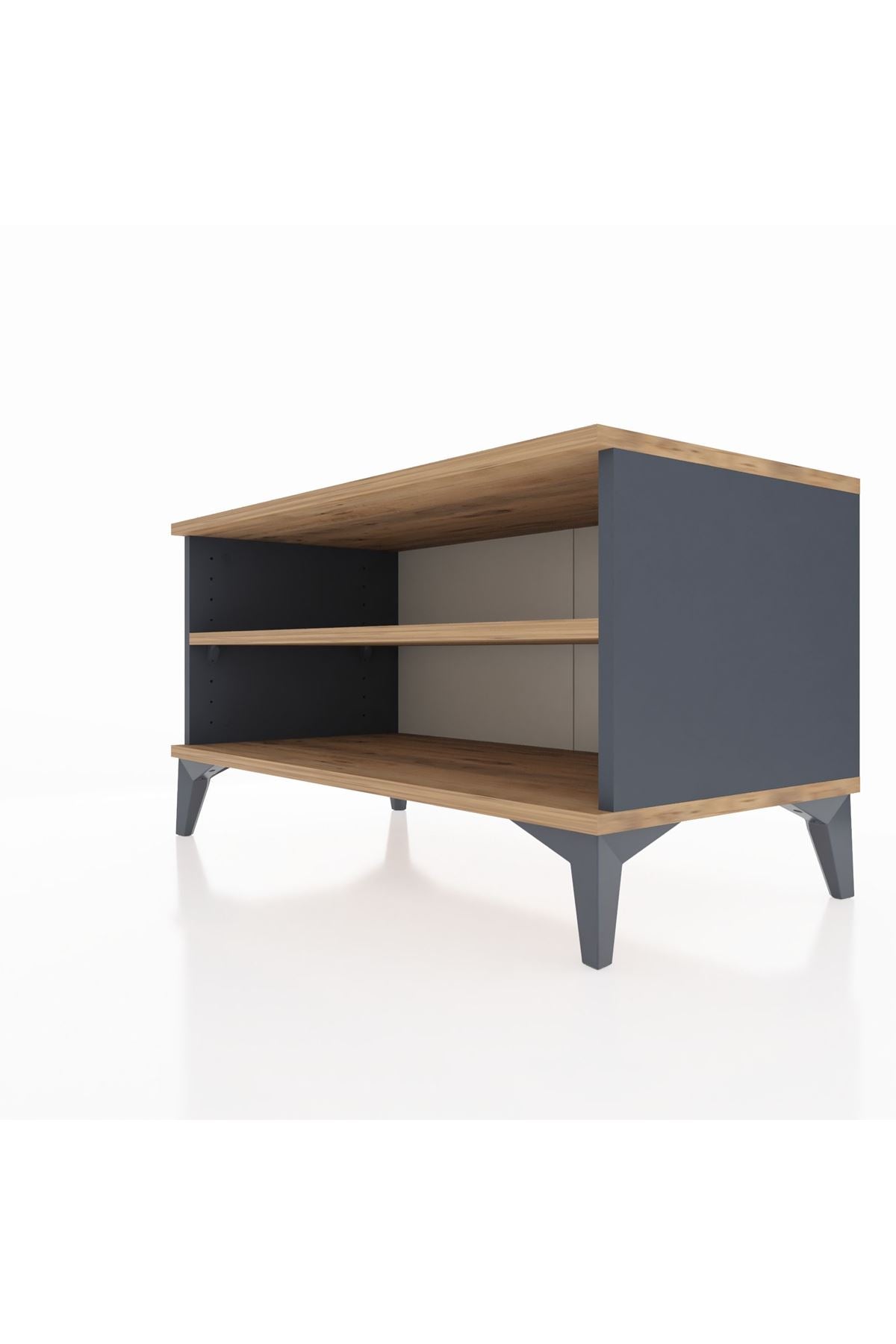 Hyperion Şifonyer Tek Raflı 88x44x48 Antrasit-Çam