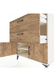 Hyperion Şifonyer Tek Raflı 2 Çekmeceli 2 Kapaklı 88x44x96 Aytaşı-Çam