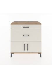 Hyperion Şifonyer Tek Raflı 2 Çekmeceli 2 Kapaklı 88x44x96 Çam-Aytaşı