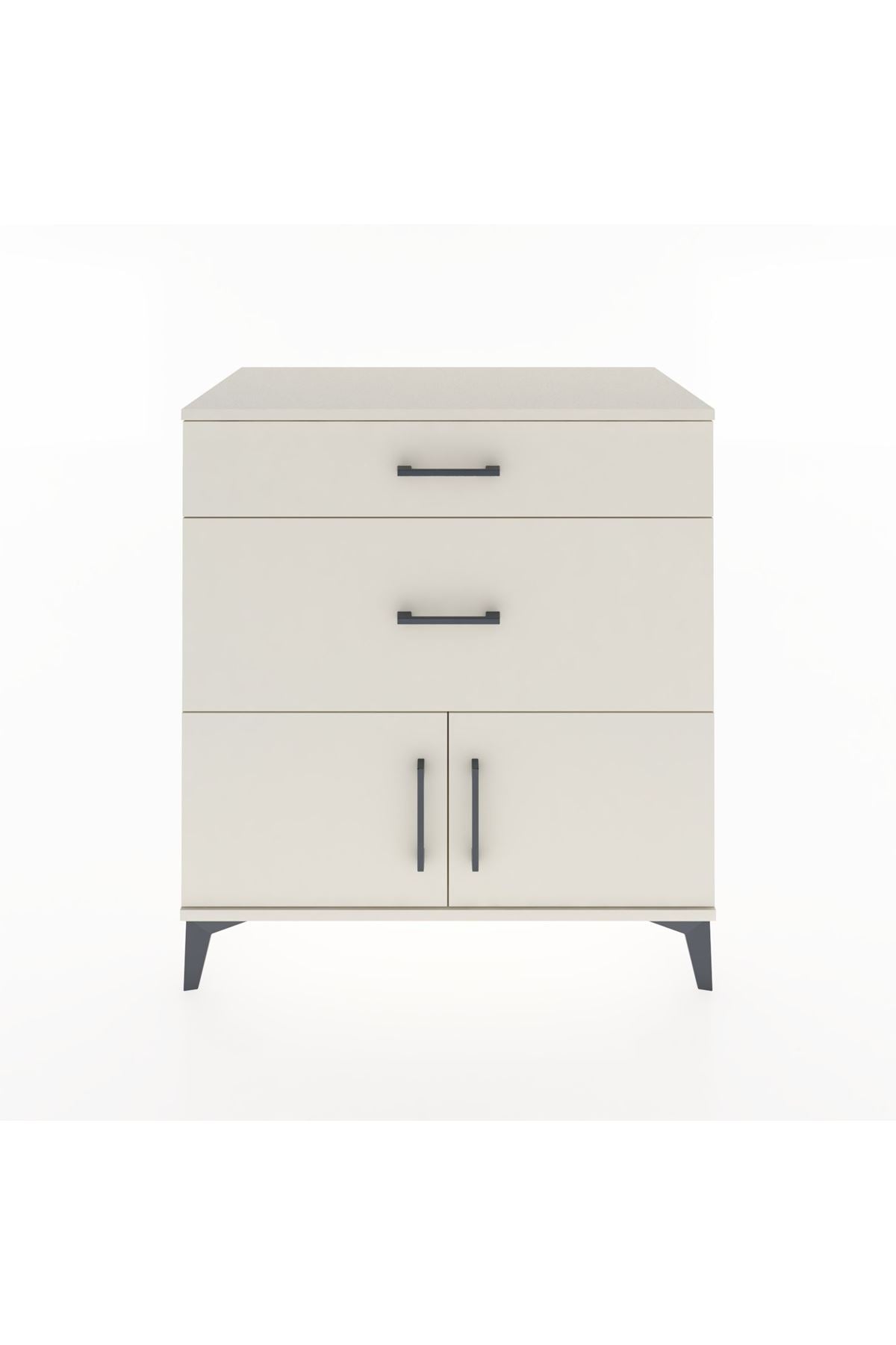 Hyperion Şifonyer 2 Çekmeceli 2 Kapaklı 88x44x96 Aytaşı-Aytaşı