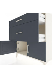 Hyperion Şifonyer 2 Çekmeceli 2 Kapaklı 88x44x96 Aytaşı-Antrasit