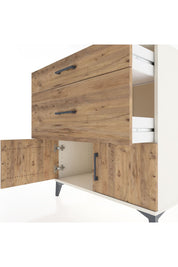 Hyperion Şifonyer 2 Çekmeceli 2 Kapaklı 88x44x96 Aytaşı-Çam