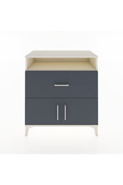 Hyperion Şifonyer Tek Raflı Tek Çekmeceli 2 Kapaklı 88x44x96 Aytaşı-Antrasit