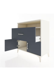 Hyperion Şifonyer Tek Raflı Tek Çekmeceli 2 Kapaklı 88x44x96 Aytaşı-Antrasit