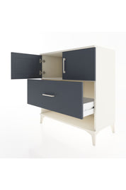 Hyperion Şifonyer Tek Raflı Tek Çekmeceli 2 Kapaklı 88x44x96 Aytaşı-Antrasit