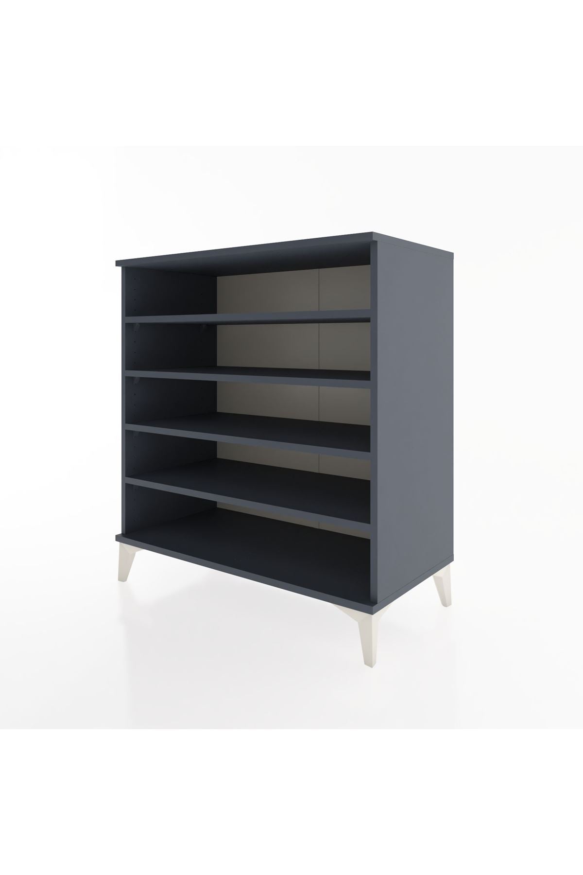 Hyperion Şifonyer 4 Raflı 88x44x96 Antrasit-Antrasit