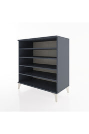 Hyperion Şifonyer 4 Raflı 88x44x96 Antrasit-Antrasit