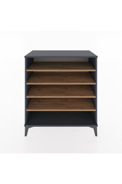 Hyperion Şifonyer 4 Raflı 88x44x96 Antrasit-Çam