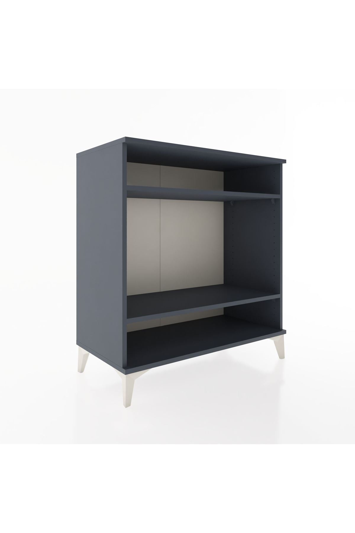 Hyperion Şifonyer 2 Raflı 88x44x96 Antrasit-Antrasit