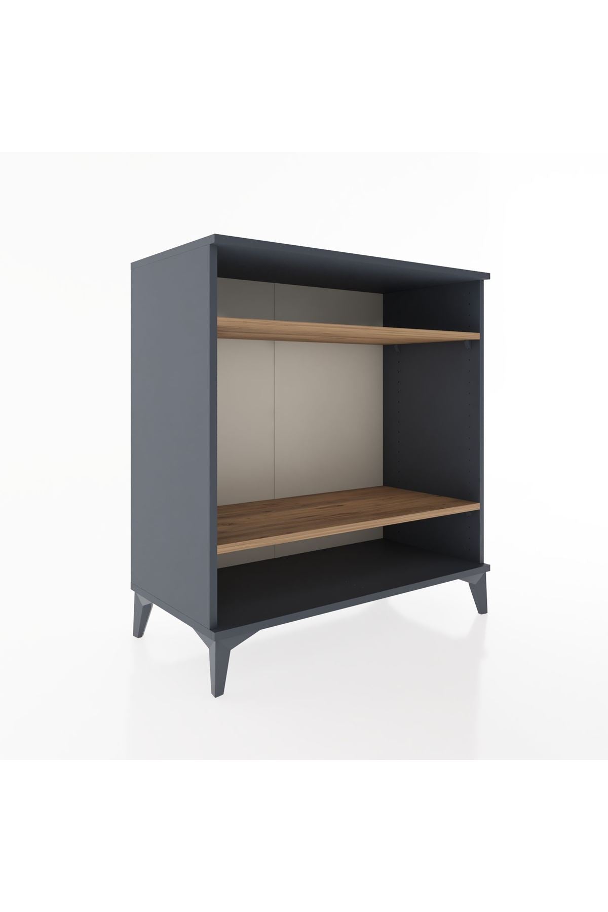 Hyperion Şifonyer 2 Raflı 88x44x96 Antrasit-Çam