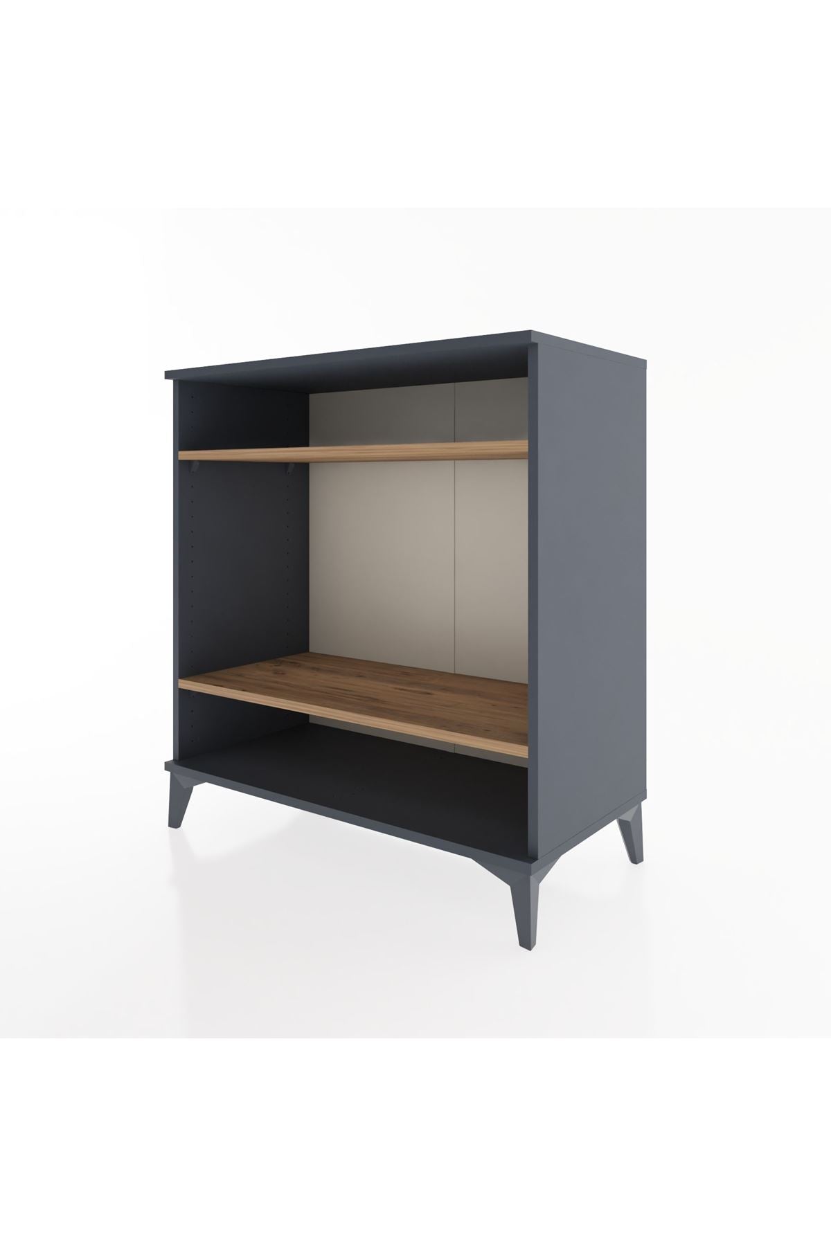 Hyperion Şifonyer 2 Raflı 88x44x96 Antrasit-Çam