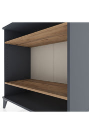 Hyperion Şifonyer 2 Raflı 88x44x96 Antrasit-Çam