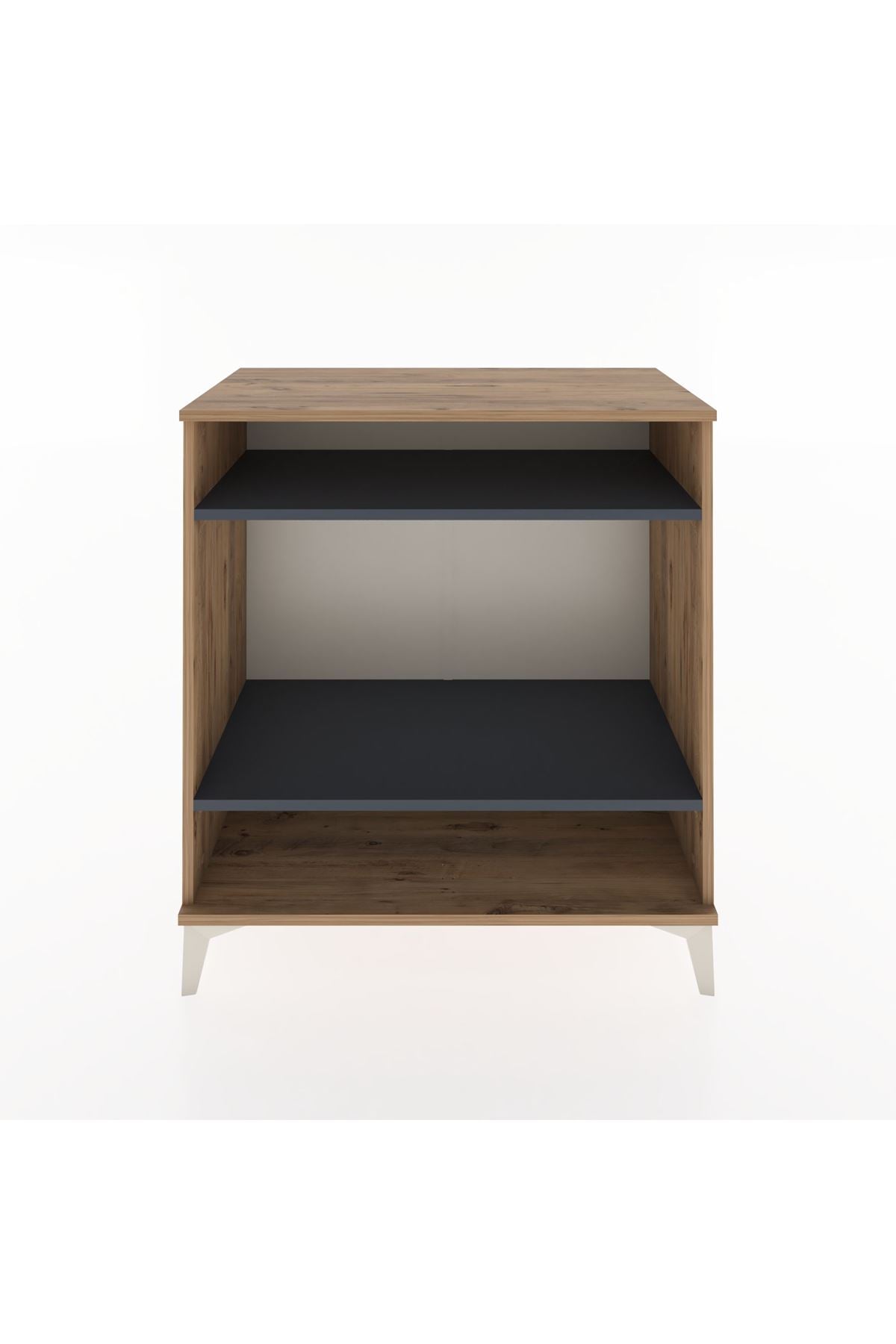 Hyperion Şifonyer 2 Raflı 88x44x96 Çam-Antrasit