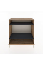 Hyperion Şifonyer 2 Raflı 88x44x96 Çam-Antrasit