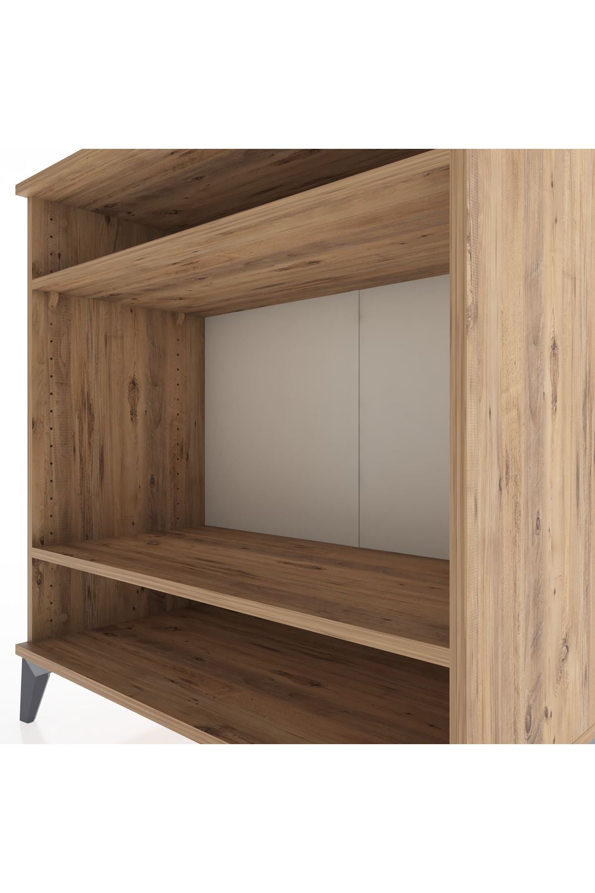 Hyperion Şifonyer 2 Raflı 88x44x96 Çam-Çam