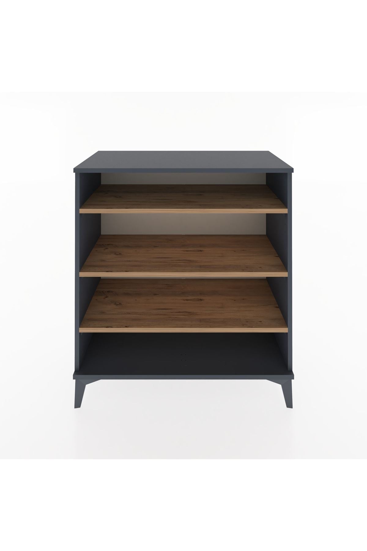 Hyperion Şifonyer 3 Raflı 88x44x96 Antrasit-Çam