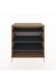 Hyperion Şifonyer 3 Raflı 88x44x96 Çam-Antrasit