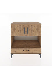 Hyperion Şifonyer 2 Raflı Tek Çekmeceli 2 Kapaklı 88x44x96 Çam-Çam