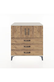 Hyperion Şifonyer Tek Raflı 3 Çekmeceli 2 Kapaklı 88x44x96 Aytaşı-Çam