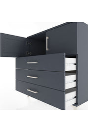 Hyperion Şifonyer Tek Raflı 3 Çekmeceli 2 Kapaklı 88x44x96 - S37M098V5B