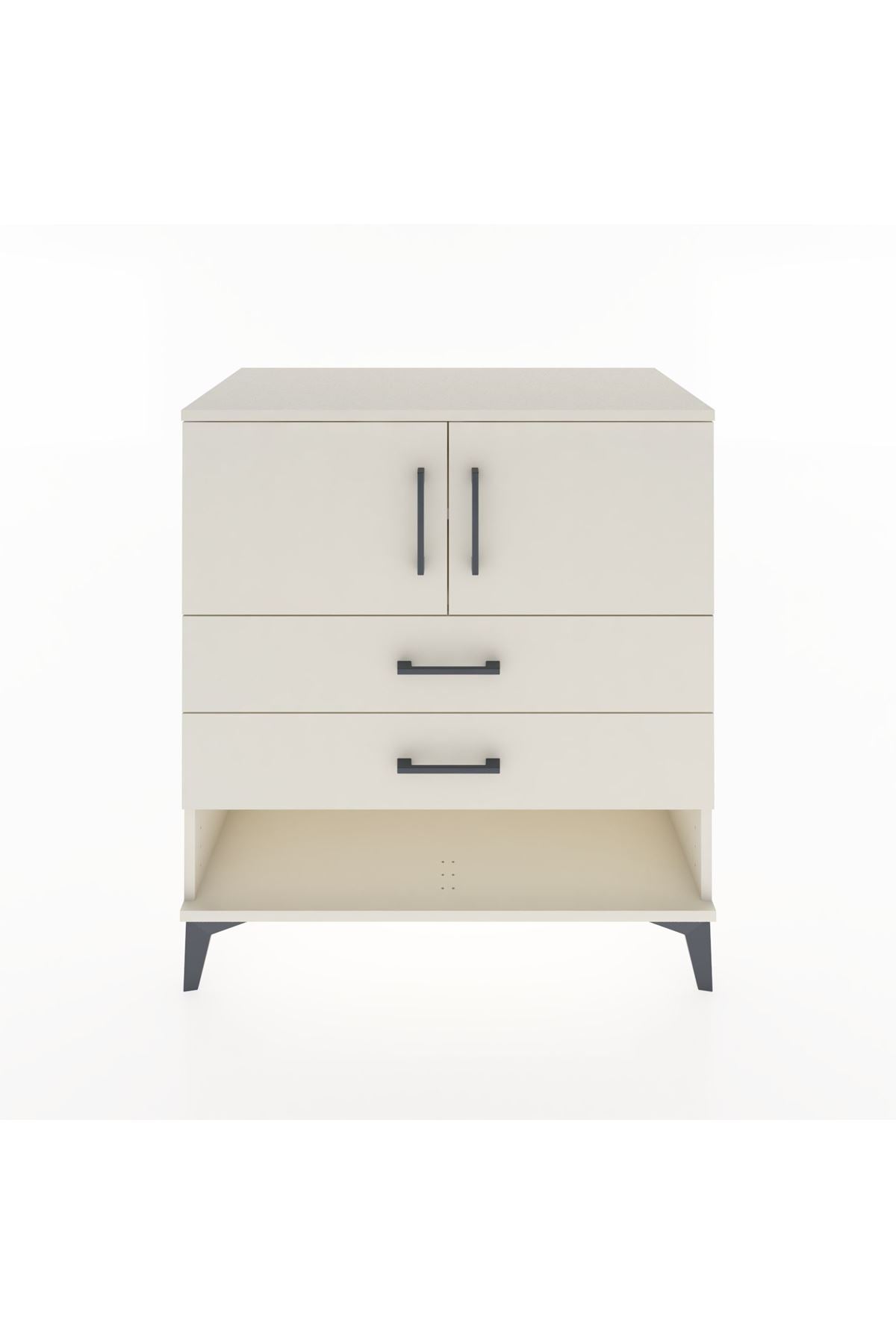 Hyperion Şifonyer 2 Raflı 2 Çekmeceli 2 Kapaklı 88x44x96 Aytaşı-Aytaşı