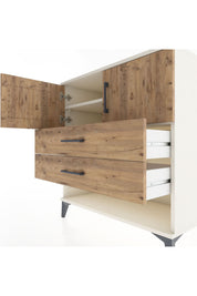 Hyperion Şifonyer 2 Raflı 2 Çekmeceli 2 Kapaklı 88x44x96 Aytaşı-Çam