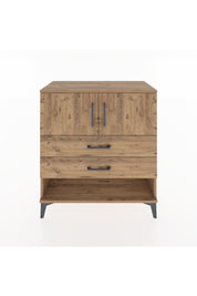 Hyperion Şifonyer 2 Raflı 2 Çekmeceli 2 Kapaklı 88x44x96 Çam-Çam