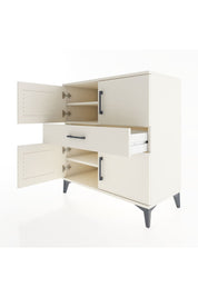 Hyperion Şifonyer 3 Raflı Tek Çekmeceli 4 Kapaklı 88x44x96 Aytaşı-Aytaşı