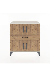 Hyperion Şifonyer 3 Raflı Tek Çekmeceli 4 Kapaklı 88x44x96 Aytaşı-Çam