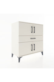 Hyperion Şifonyer Tek Raflı Tek Çekmeceli 4 Kapaklı 88x44x96 Aytaşı-Aytaşı