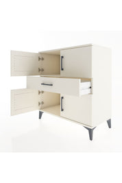 Hyperion Şifonyer Tek Raflı Tek Çekmeceli 4 Kapaklı 88x44x96 Aytaşı-Aytaşı