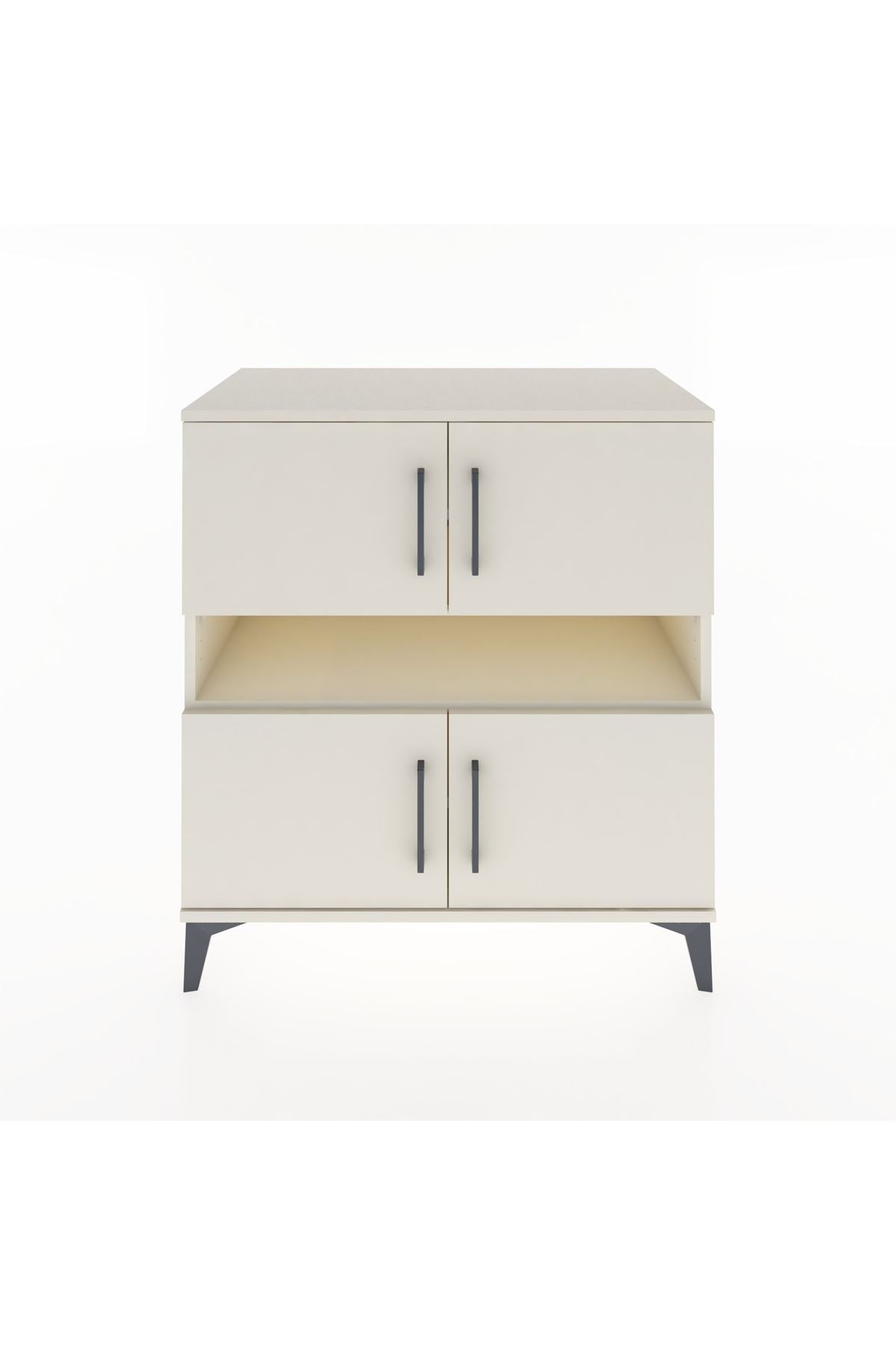 Hyperion Şifonyer 5 Raflı 4 Kapaklı 88x44x96 Aytaşı-Aytaşı