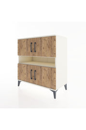 Hyperion Şifonyer 5 Raflı 4 Kapaklı 88x44x96 Aytaşı-Çam