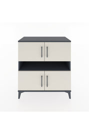 Hyperion Şifonyer 5 Raflı 4 Kapaklı 88x44x96 Antrasit-Aytaşı