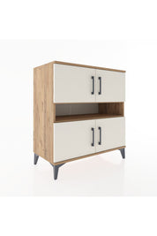 Hyperion Şifonyer 5 Raflı 4 Kapaklı 88x44x96 Çam-Aytaşı