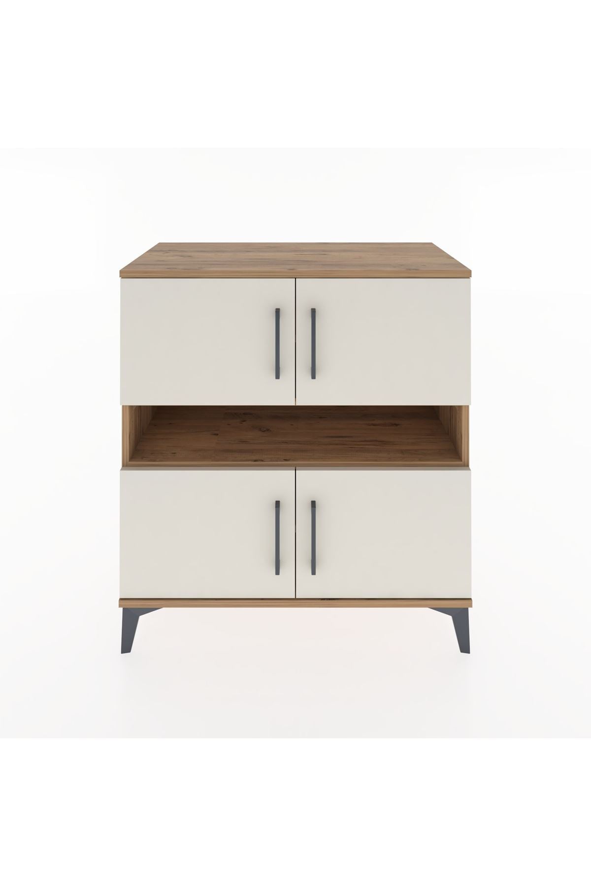 Hyperion Şifonyer 5 Raflı 4 Kapaklı 88x44x96 Çam-Aytaşı