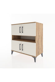 Hyperion Şifonyer 5 Raflı 4 Kapaklı 88x44x96 Çam-Aytaşı