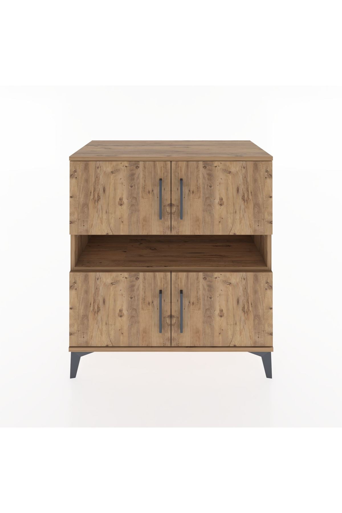 Hyperion Şifonyer 5 Raflı 4 Kapaklı 88x44x96 Çam-Çam