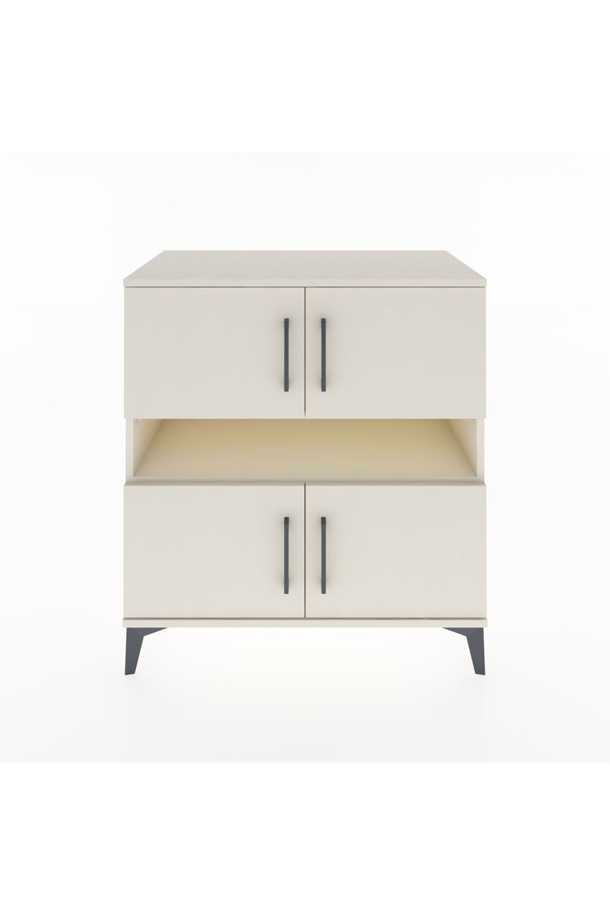 Hyperion Şifonyer 2 Raflı 4 Kapaklı 88x44x96 Aytaşı-Aytaşı