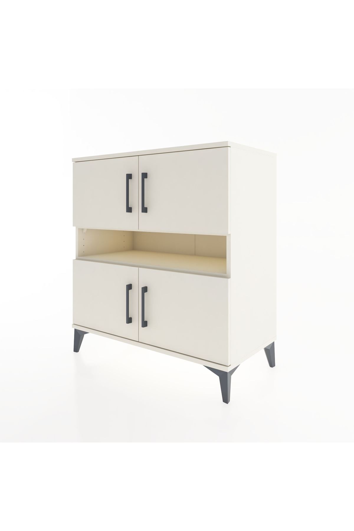 Hyperion Şifonyer 2 Raflı 4 Kapaklı 88x44x96 Aytaşı-Aytaşı