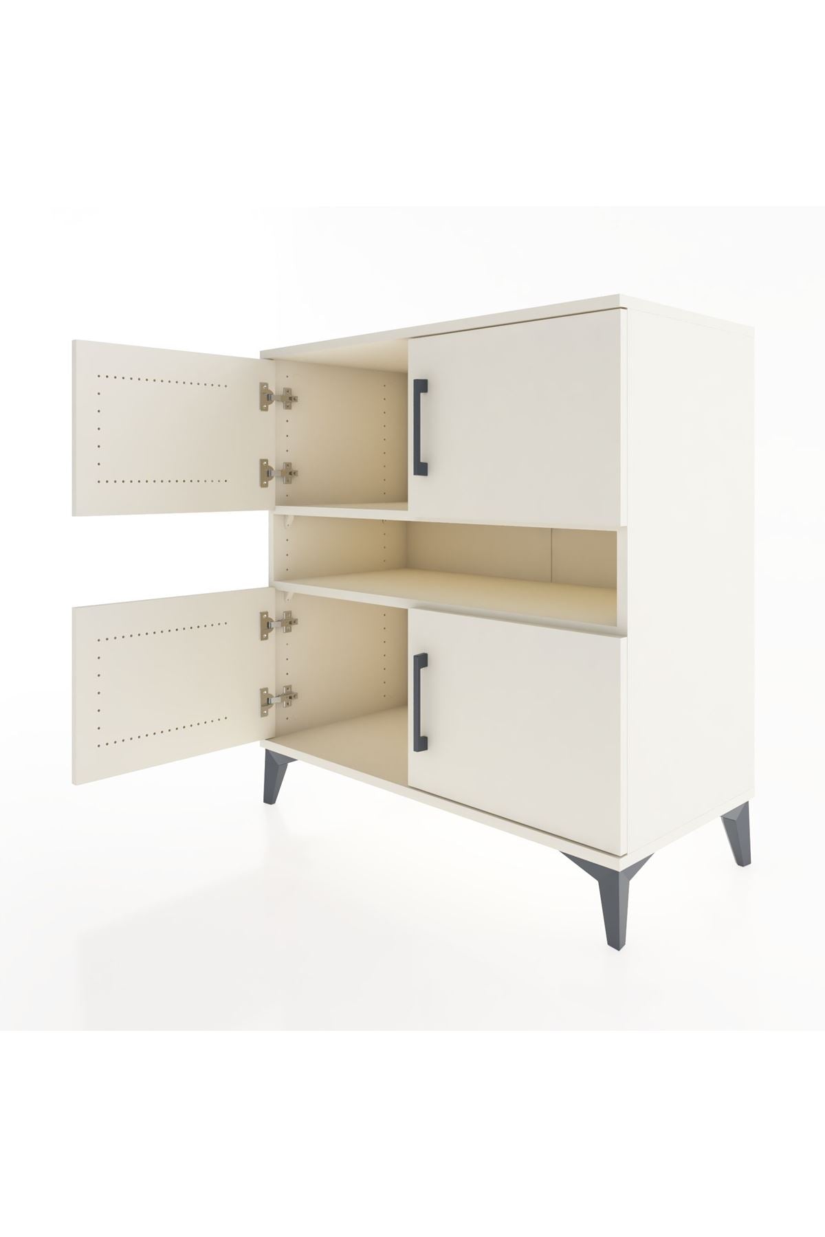 Hyperion Şifonyer 2 Raflı 4 Kapaklı 88x44x96 Aytaşı-Aytaşı