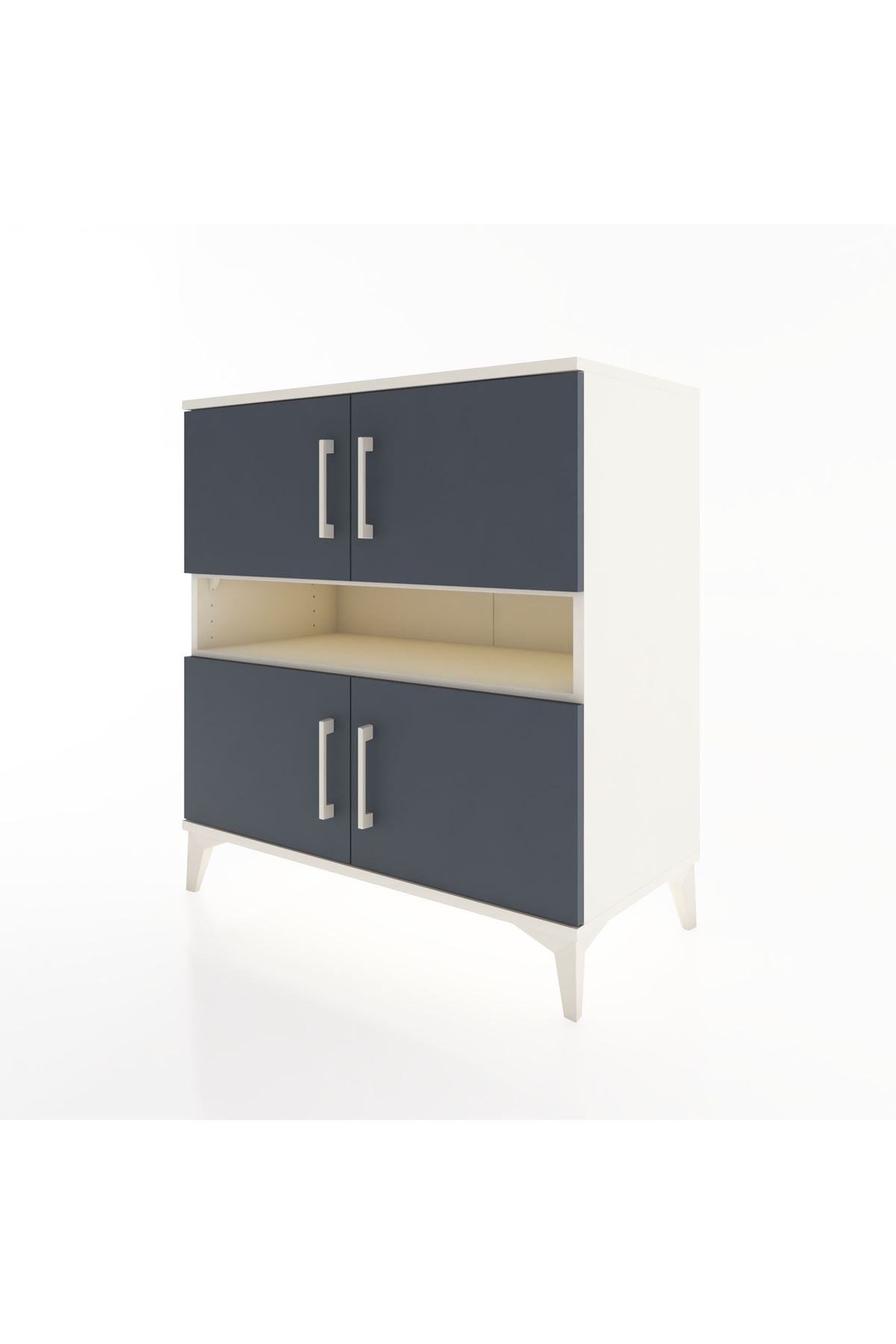 Hyperion Şifonyer 2 Raflı 4 Kapaklı 88x44x96 Aytaşı-Antrasit