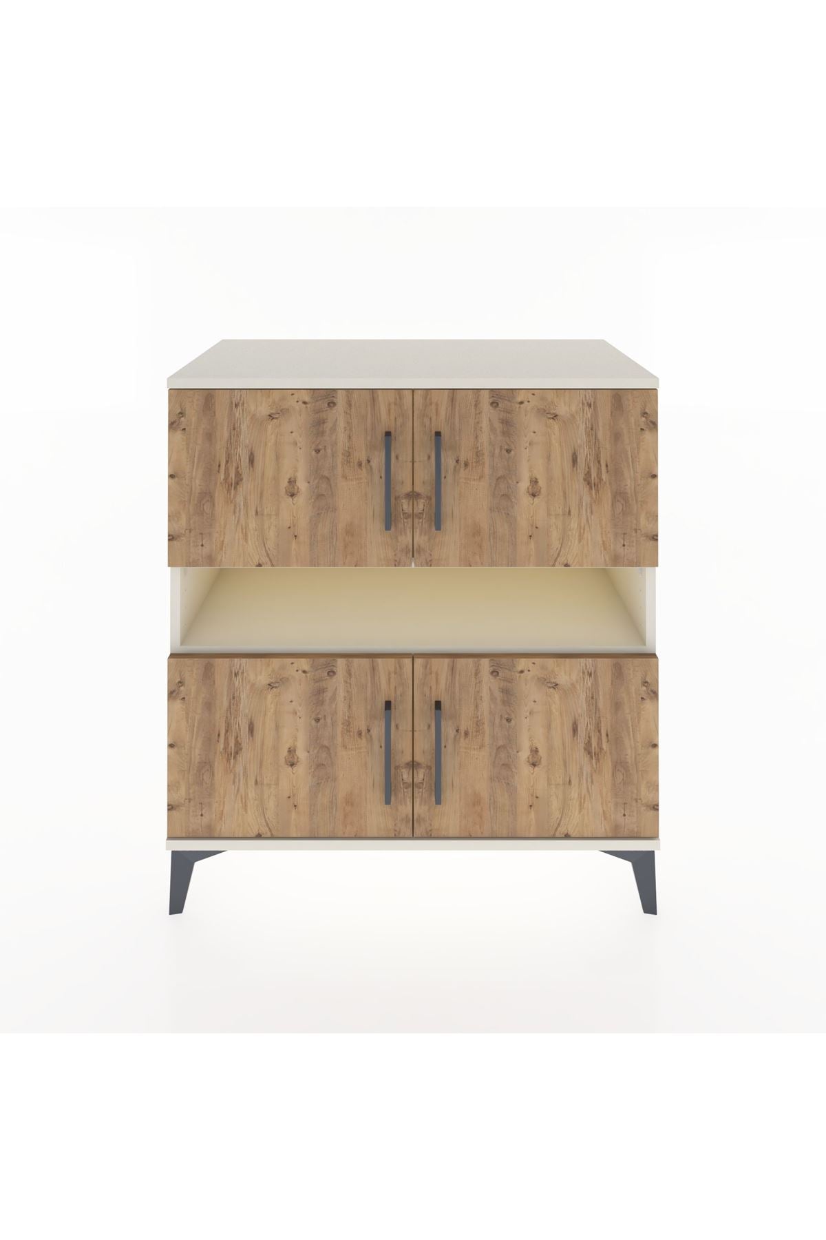 Hyperion Şifonyer 2 Raflı 4 Kapaklı 88x44x96 Aytaşı-Çam