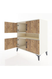 Hyperion Şifonyer 2 Raflı 4 Kapaklı 88x44x96 Aytaşı-Çam