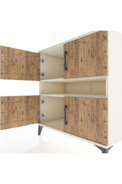 Hyperion Şifonyer 2 Raflı 4 Kapaklı 88x44x96 Aytaşı-Çam