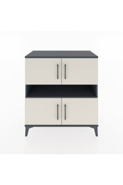 Hyperion Şifonyer 2 Raflı 4 Kapaklı 88x44x96 Antrasit-Aytaşı