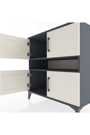 Hyperion Şifonyer 2 Raflı 4 Kapaklı 88x44x96 Antrasit-Aytaşı